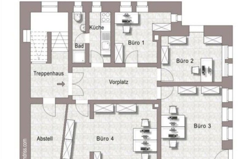 Hochwertige, helle Gewerbeeinheit mit 4 Räumen in  zentrale Lage Stuttgart - Image 9