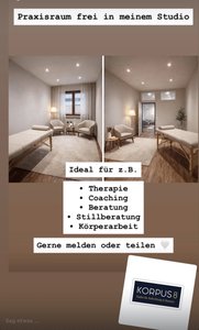 Therapieraum in Praxisgemeinschaft | KORPUS 8 – Studio für Aufrichtung & Balance | Gilching - Bild 2